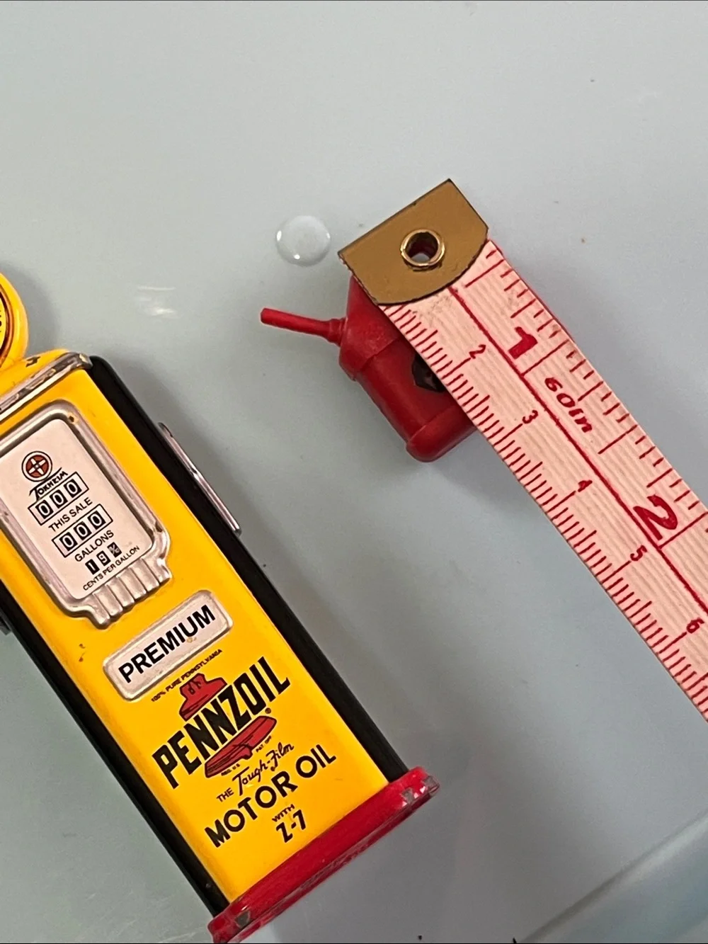 Yellow Toy Gas Pump with Red Gas Can - Kids Vehicles